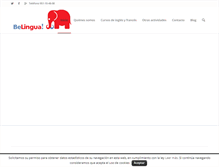 Tablet Screenshot of belingua.es